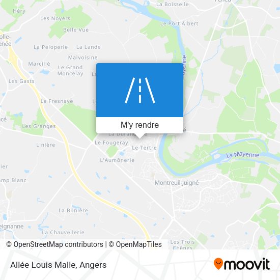 Allée Louis Malle plan