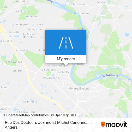 Rue Des Docteurs Jeanne Et Michel Canonne plan
