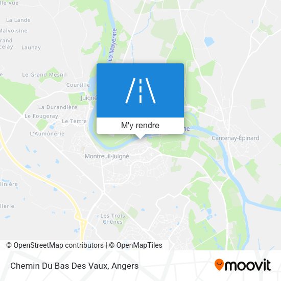 Chemin Du Bas Des Vaux plan