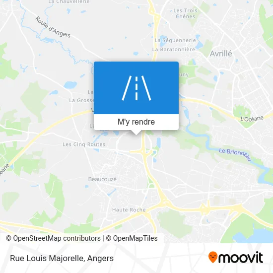 Rue Louis Majorelle plan