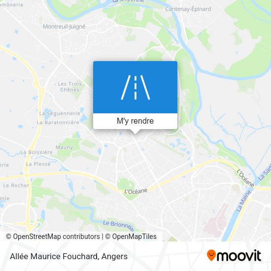 Allée Maurice Fouchard plan