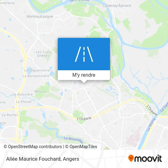 Allée Maurice Fouchard plan