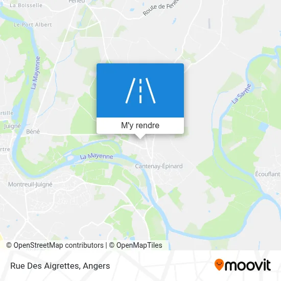 Rue Des Aigrettes plan