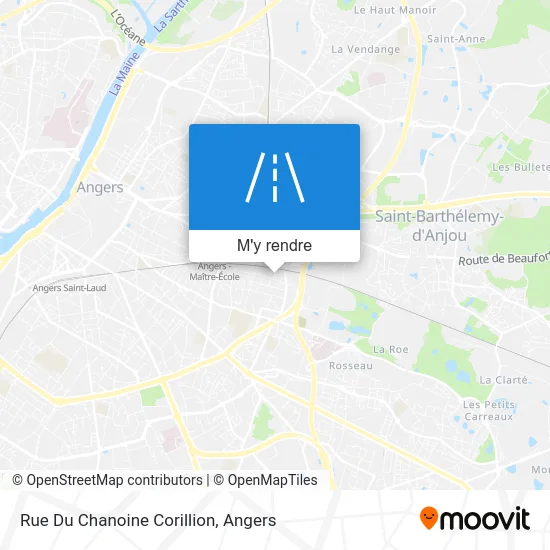 Rue Du Chanoine Corillion plan