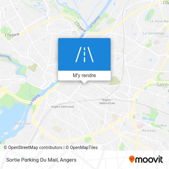 Sortie Parking Du Mail plan