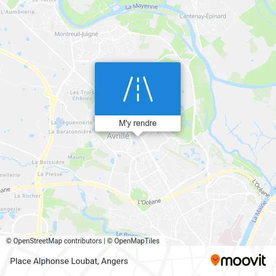 Place Alphonse Loubat plan