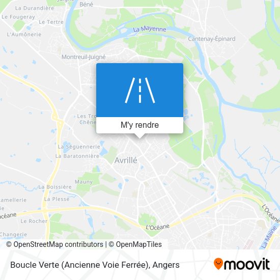Boucle Verte (Ancienne Voie Ferrée) plan