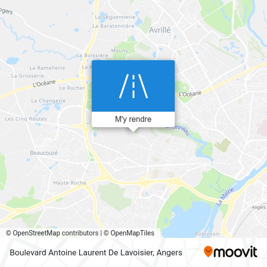 Boulevard Antoine Laurent De Lavoisier plan
