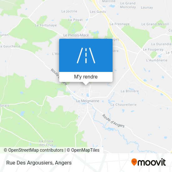 Rue Des Argousiers plan