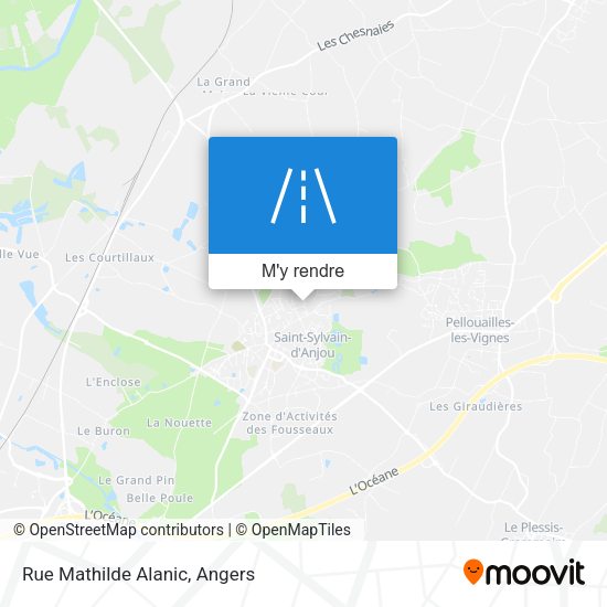 Rue Mathilde Alanic plan