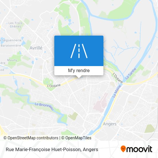 Rue Marie-Françoise Huet-Poisson plan