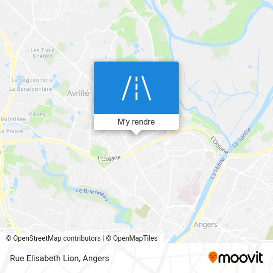 Rue Elisabeth Lion plan