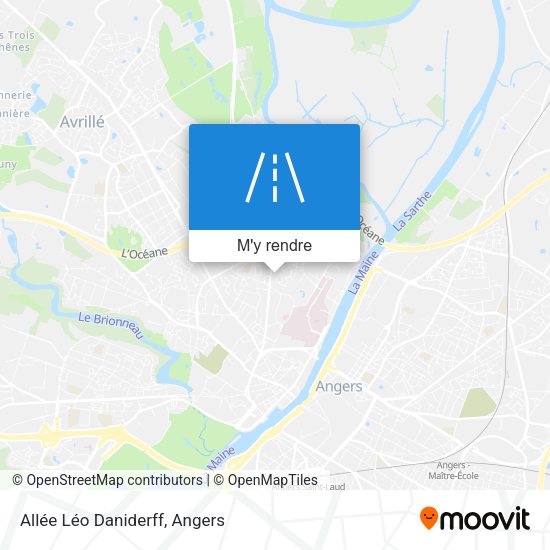 Allée Léo Daniderff plan