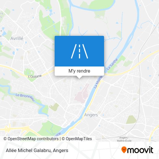 Allée Michel Galabru plan