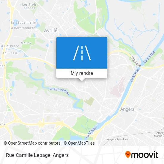 Rue Camille Lepage plan