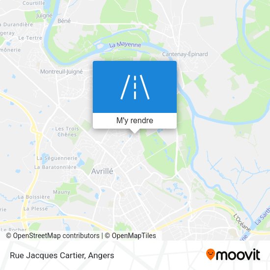 Rue Jacques Cartier plan