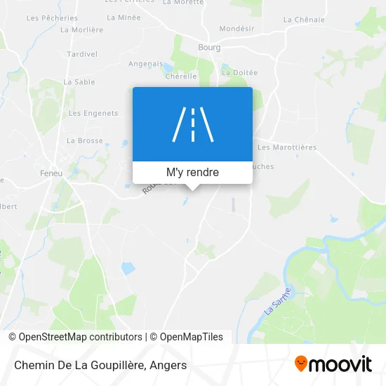 Chemin De La Goupillère plan