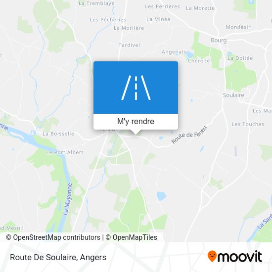 Route De Soulaire plan