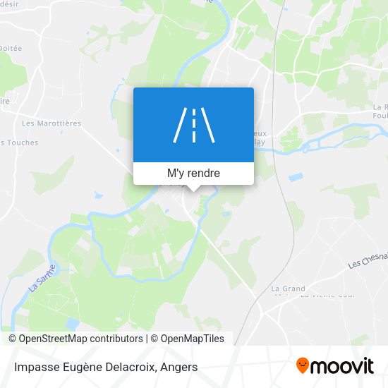 Impasse Eugène Delacroix plan