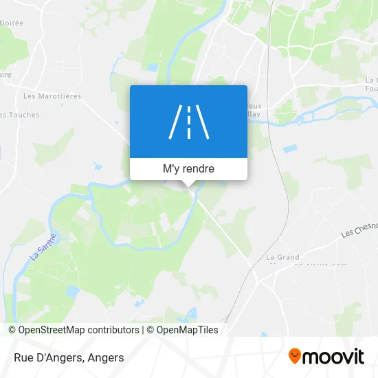 Rue D'Angers plan