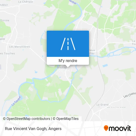 Rue Vincent Van Gogh plan