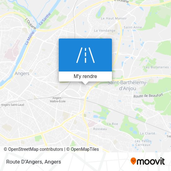 Route D’Angers plan