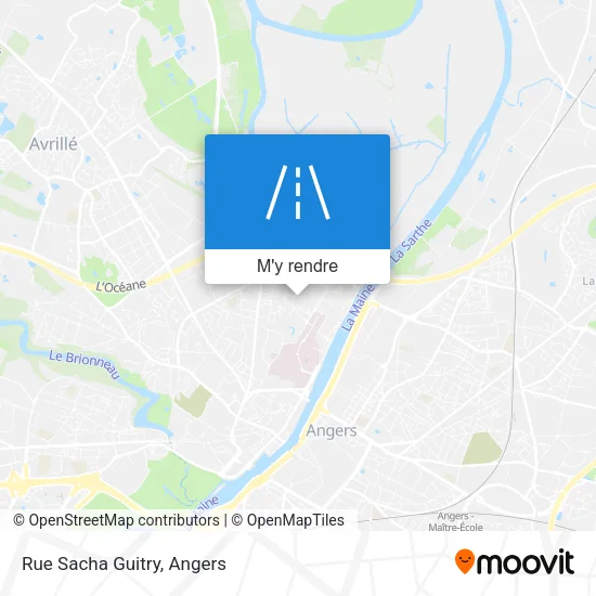 Rue Sacha Guitry plan