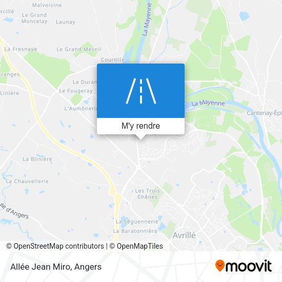 Allée Jean Miro plan