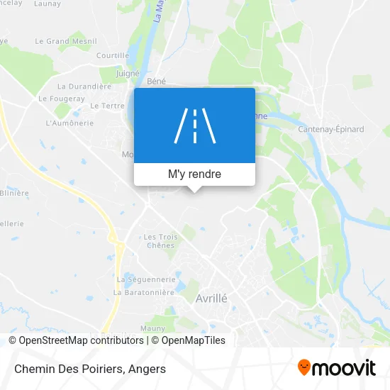 Chemin Des Poiriers plan