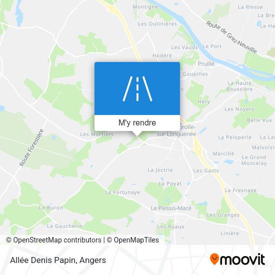 Allée Denis Papin plan
