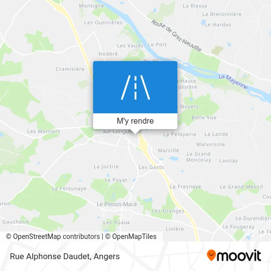 Rue Alphonse Daudet plan