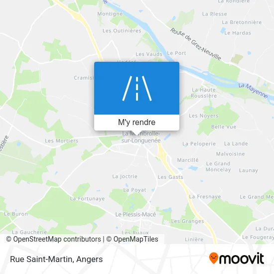 Rue Saint-Martin plan