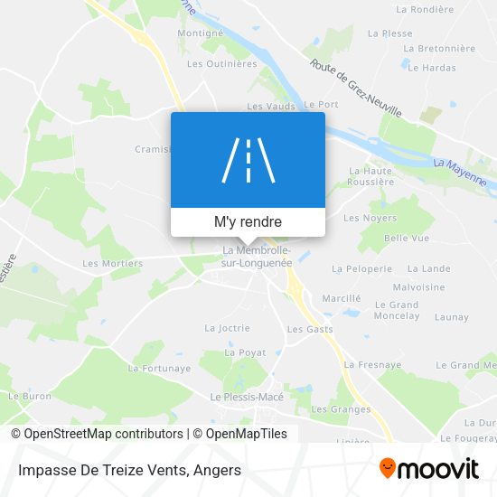 Impasse De Treize Vents plan