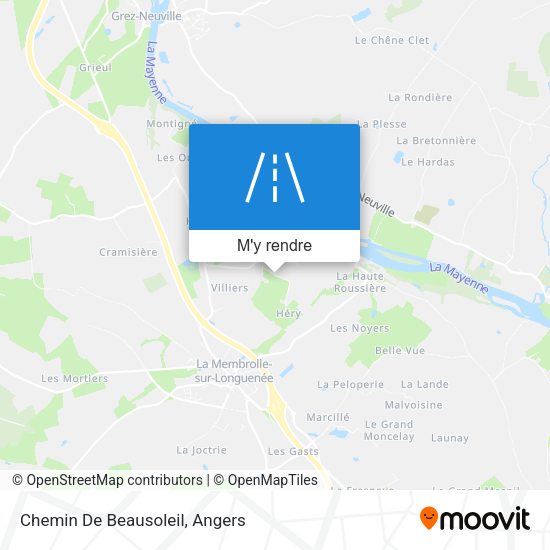 Chemin De Beausoleil plan