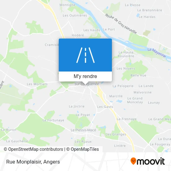 Rue Monplaisir plan