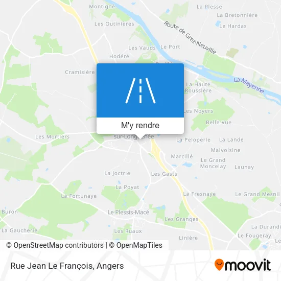 Rue Jean Le François plan