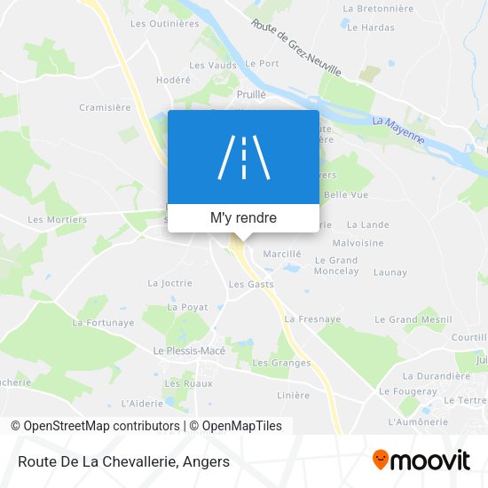 Route De La Chevallerie plan
