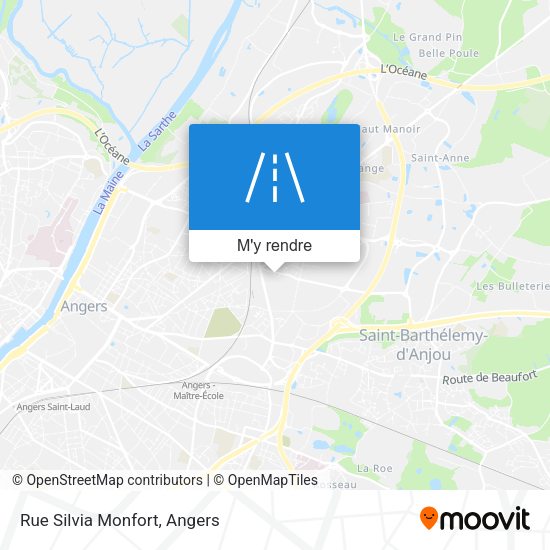 Rue Silvia Monfort plan