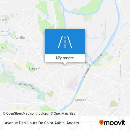 Avenue Des Hauts De Saint-Aubin plan