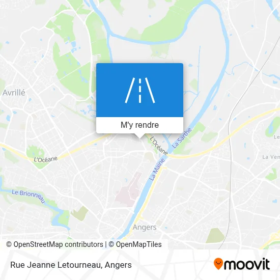 Rue Jeanne Letourneau plan