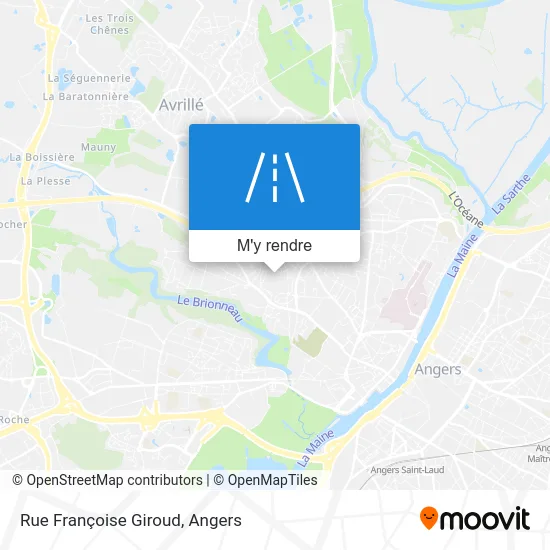 Rue Françoise Giroud plan