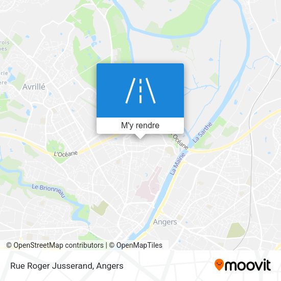 Rue Roger Jusserand plan