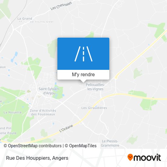 Rue Des Houppiers plan