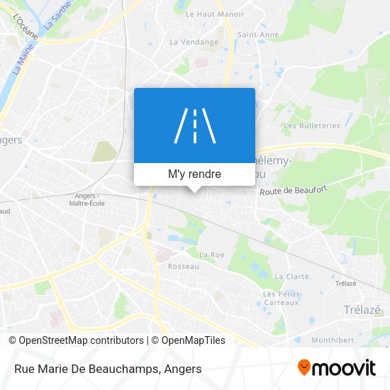 Rue Marie De Beauchamps plan