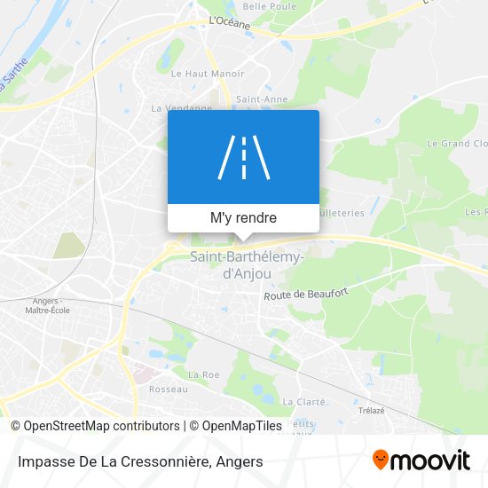 Impasse De La Cressonnière plan