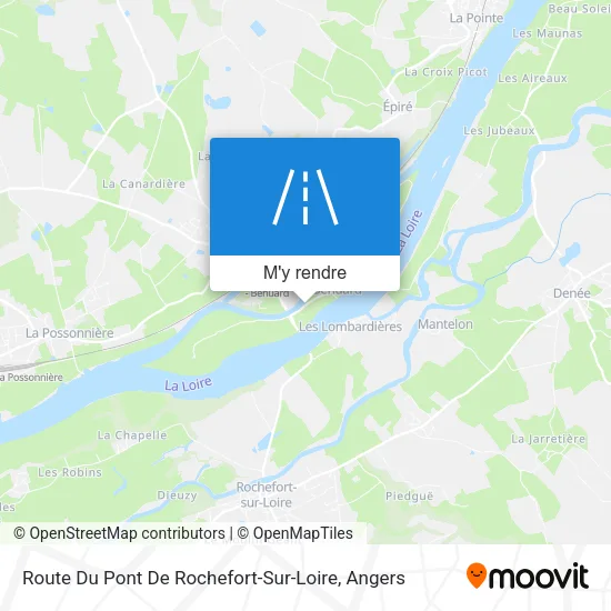 Route Du Pont De Rochefort-Sur-Loire plan