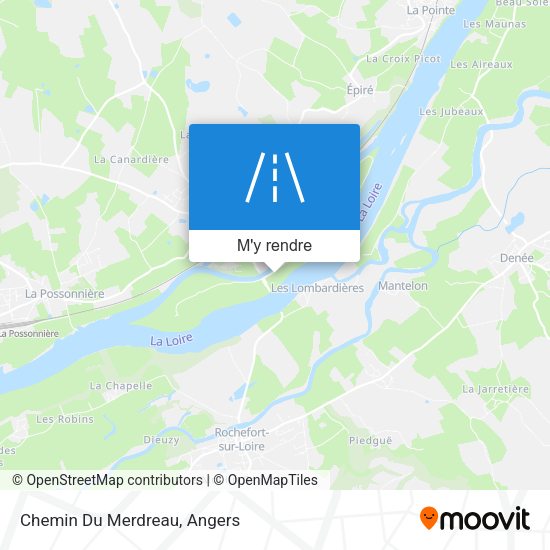 Chemin Du Merdreau plan