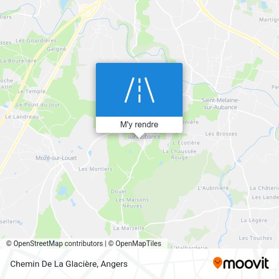 Chemin De La Glacière plan