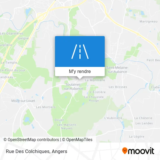 Rue Des Colchiques plan