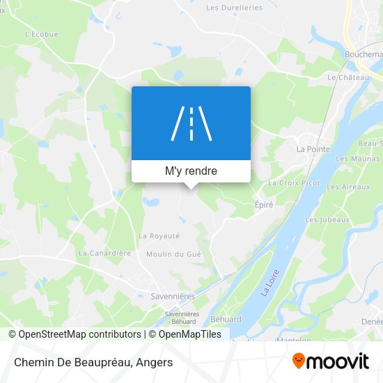 Chemin De Beaupréau plan